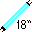 18 Argon (Ar): Argon-filled Fluorescent Lights [sky blue], 18 watt