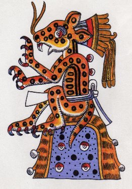 Jaguar Priest on Water glyph/